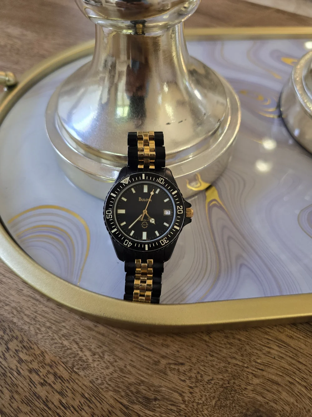 Bulova wristwatch black